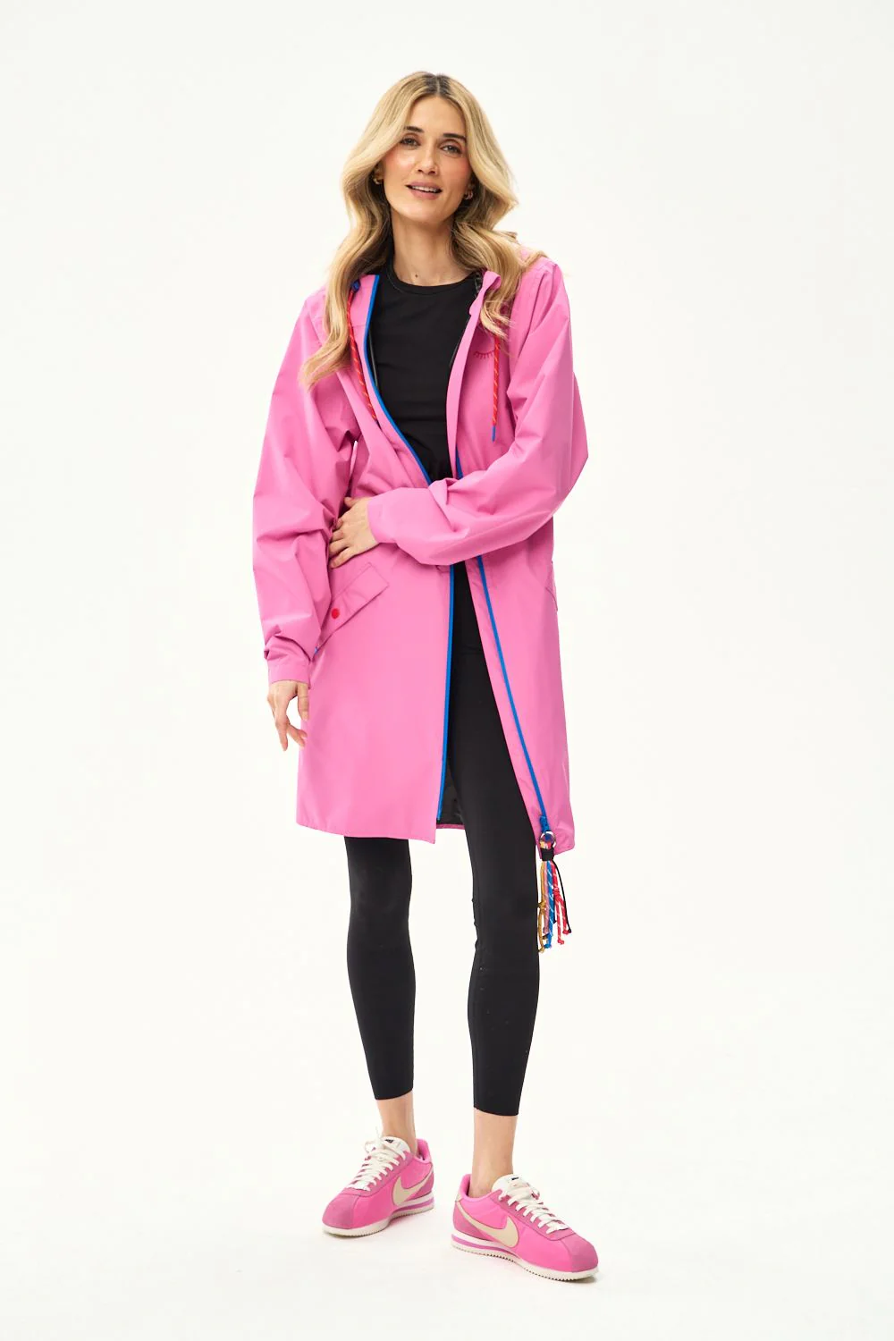 Sugar Rose Long Raincoat - Image 3