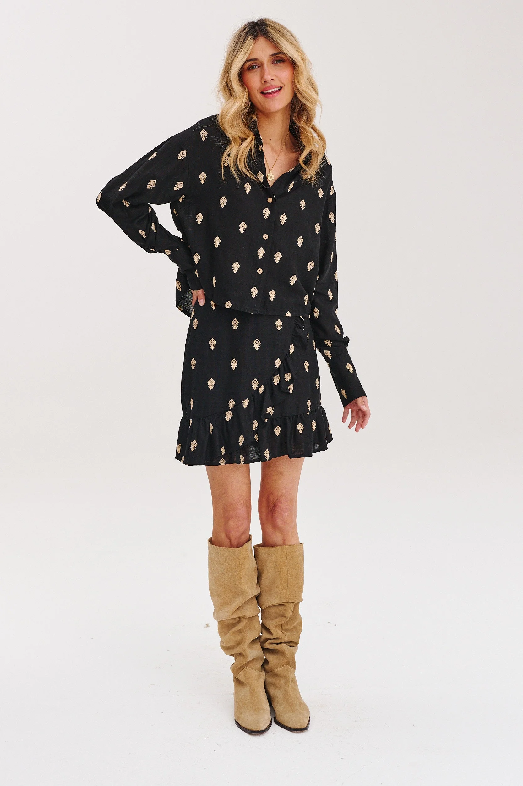 Moon Jane linen mini skirt - Image 4