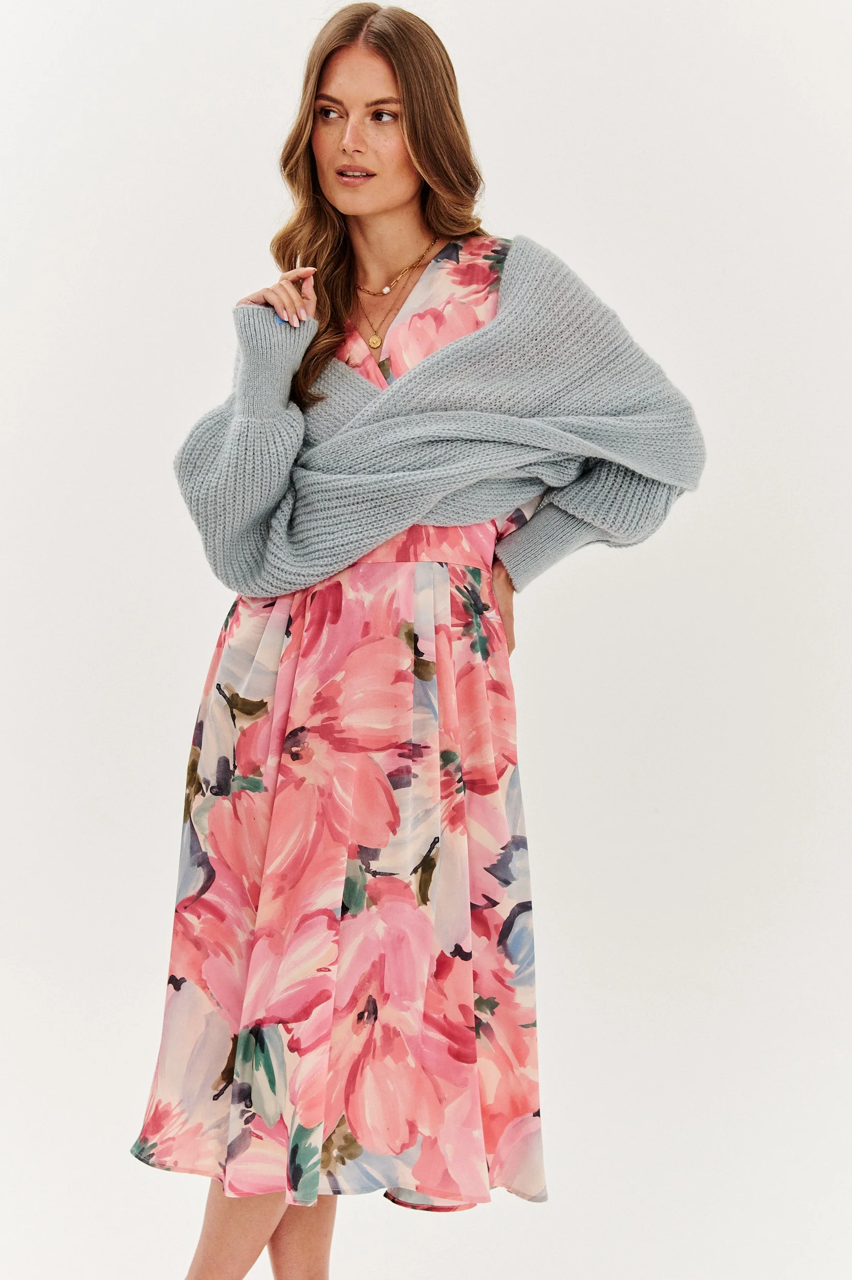 Tuscany Blush midi dress - Image 15