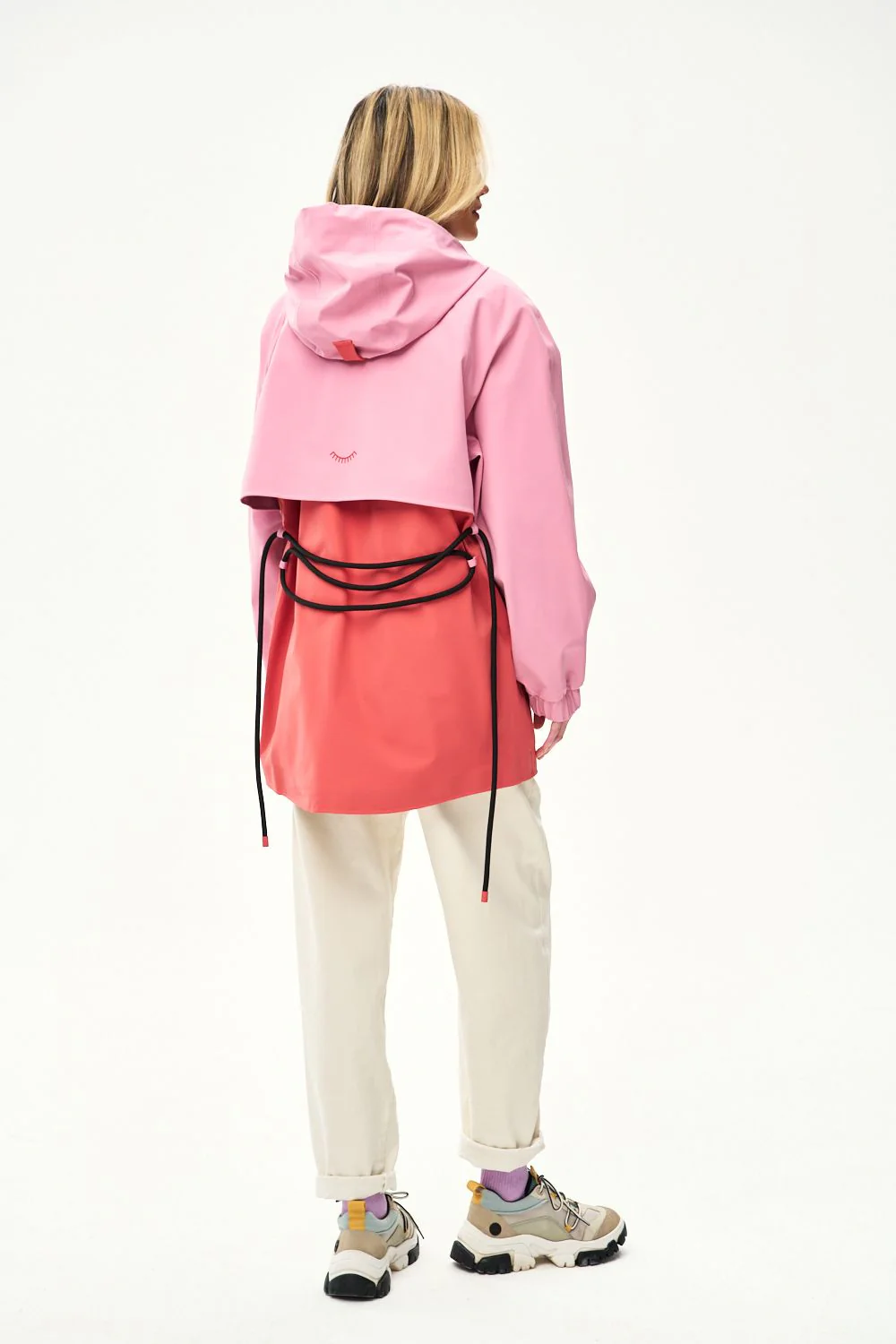 Valencia Flamingo Lined Rain Jacket - Image 17